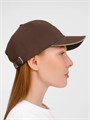 Бейсболка Buffalo, коричневая с бежевым 6404.51