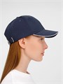 Бейсболка Buffalo, темно-синяя с белым 6404.76