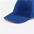 Бейсболка Buffalo, ярко-синяя (royal) с неоново-розовым 6404.45