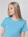 Футболка женская T-bolka Lady, голубая 1878.14