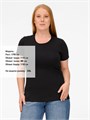 Футболка женская T-bolka Lady, черная 1878.30