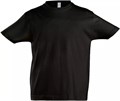 Футболка детская Imperial Kids, черная 2505.30