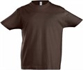 Футболка детская Imperial Kids, шоколадно-коричневая 2505.59