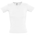 Футболка женская Lady 220 с V-образным вырезом, белая 1874.60