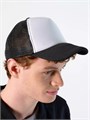 Бейсболка Bubble, черная с белым 01668906TUN