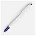 Ручка шариковая Tick, белая с синим 15906.64
