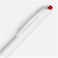Ручка шариковая Tick, белая с красным 15906.65