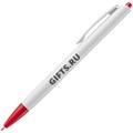 Ручка шариковая Tick, белая с красным 15906.65
