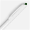 Ручка шариковая Tick, белая с зеленым 15906.69