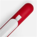 Ручка шариковая Swiper Soft Touch, красная с белым 6969.65