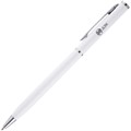 Ручка шариковая Hotel Chrome, ver.2, глянцевая белая 7078.60