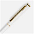 Ручка шариковая Hotel Gold, ver.2, глянцевая белая 7079.60