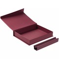 Коробка Duo под ежедневник и ручку, бордовая 1639.55