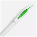 Ручка шариковая Nave, белая с зеленым 20030.69