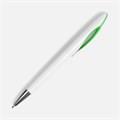 Ручка шариковая Nave, белая с зеленым 20030.69