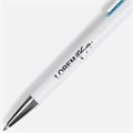 Ручка шариковая Dominanta, белая с голубым 20028.46
