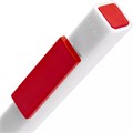 Ручка шариковая Swiper SQ, белая с красным 17522.65