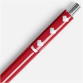 Ручка шариковая Dominanta Color, красная 20029.50