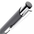 Ручка шариковая Keskus Soft Touch, серая 16425.10