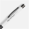 Ручка шариковая Digit Soft Touch со стилусом, белая 18322.60