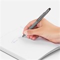 Ручка шариковая Atento Soft Touch со стилусом, серая 16428.10