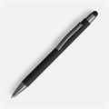 Ручка шариковая Atento Soft Touch Stylus со стилусом, черная 16428.30