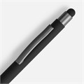 Ручка шариковая Atento Soft Touch Stylus со стилусом, черная 16428.30