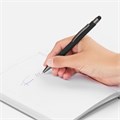 Ручка шариковая Atento Soft Touch Stylus со стилусом, черная 16428.30