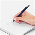 Ручка шариковая Atento Soft Touch со стилусом, темно-синяя 16428.40