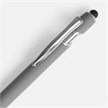 Ручка шариковая Pointer Soft Touch со стилусом, серая 16426.10