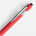 Ручка шариковая Pointer Soft Touch со стилусом, красная 16426.50