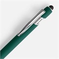 Ручка шариковая Pointer Soft Touch со стилусом, зеленая 16426.90