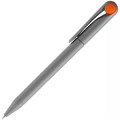 Ручка шариковая Prodir DS1 TMM Dot, серая с оранжевым 3425.12