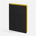 Ежедневник Doppio, недатированный, черный с желтым 26022.38