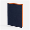 Ежедневник Doppio, недатированный, синий с оранжевым 26022.42