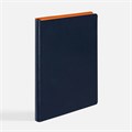 Ежедневник Doppio, недатированный, синий с оранжевым 26022.42