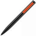 Ручка шариковая Inkolor, черная с оранжевым 16715.20