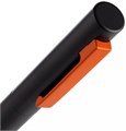 Ручка шариковая Inkolor, черная с оранжевым 16715.20