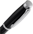 Ручка шариковая Letra Chrome, глянцевая, черная 16709.30