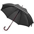 Зонт-трость светоотражающий Reflect, черный 17319.30