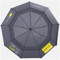 Складной зонт Dome Double с двойным куполом, серый 17193.11