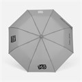 Зонт складной Hard Work с проявляющимся рисунком, серый 17195.11