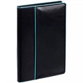 Ежедневник Alanis, недатированный, черный с голубым 18299.14