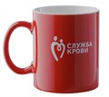 Кружка Promo, красная с белым 4534.50