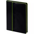 Ежедневник Alanis, недатированный, черный с зеленым 18299.39