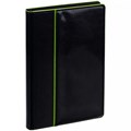 Ежедневник Alanis, недатированный, черный с зеленым 18299.39