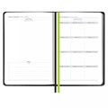 Ежедневник Alanis, недатированный, черный с зеленым 18299.39