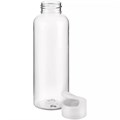 Бутылка для воды Plaske, прозрачная с белой крышкой 16554.60