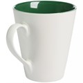 Кружка New Bell матовая, белая с зеленым 64811.90