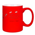 Кружка Promo Soft с покрытием софт-тач, ярко-красная 14654.50